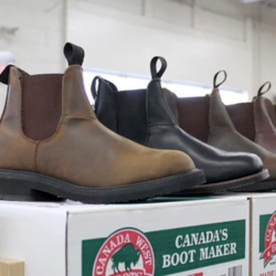 Canada West Boots | Craftsman Supply Co. (row of Canada West Boots in different shades of brown and black)