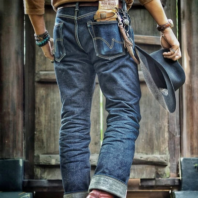 Men jeans build to last working conditions like kneeling, dust, bending and more. | Craftsman Supply Co.