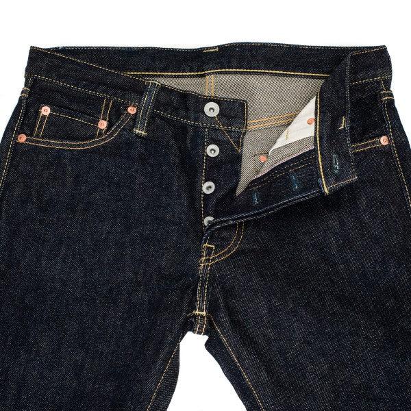 Iron Heart 21oz Selvedge Denim Slim Straight Cut Jeans - Indigo