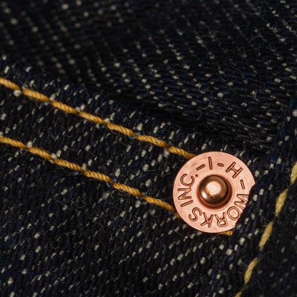 Iron Heart 21oz Selvedge Denim Slim Straight Cut Jeans - Indigo