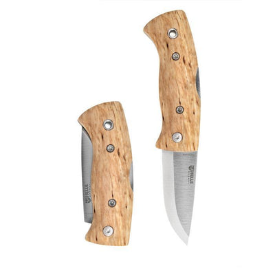 Helle Kletten Knife folded and open
