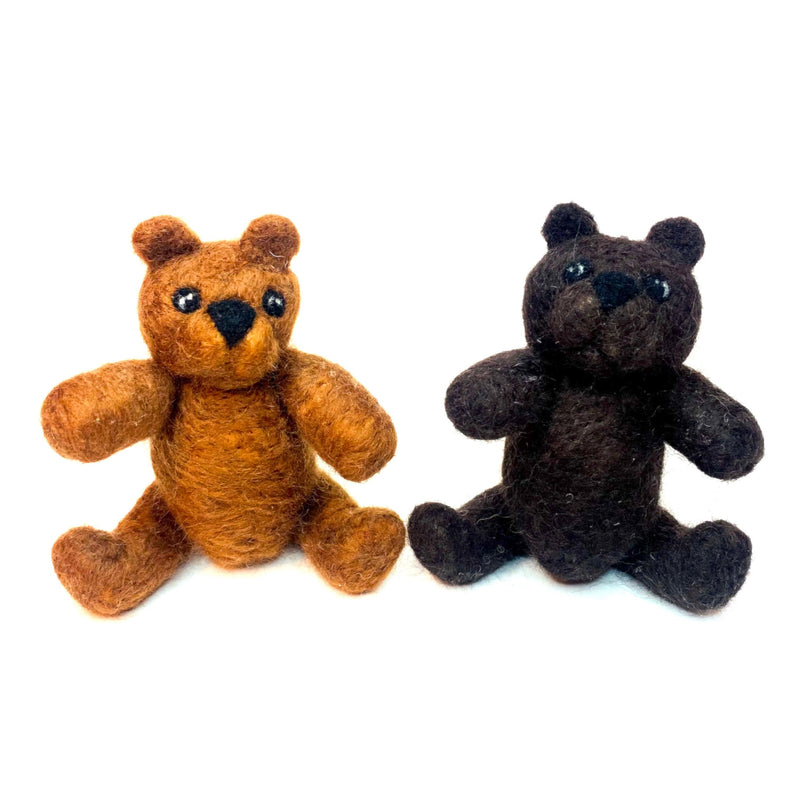 Our Mascot! "Ranco" - 100% Wool Hand-Felted Bear - Craftsman Supply