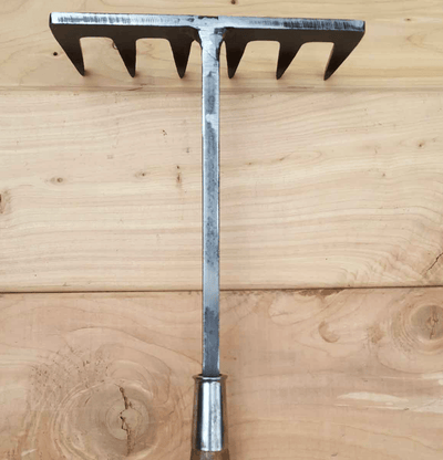 Hand Forged Garden Hand Rake - Craftsman Supply