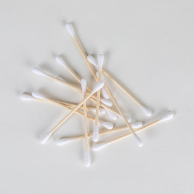 plastic-free bamboo cotton swabs