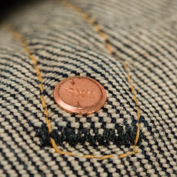 Iron Heart 21oz Selvedge Denim Slim Straight Cut Jeans - Indigo