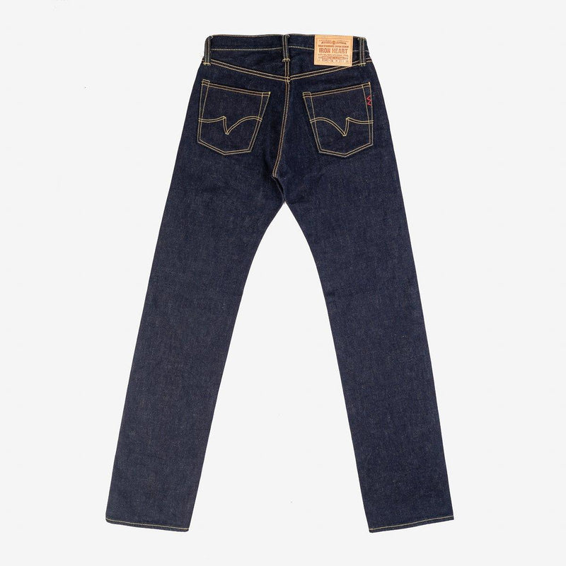 Iron Heart 18oz Selvedge Denim Straight Cut Jeans - Indigo