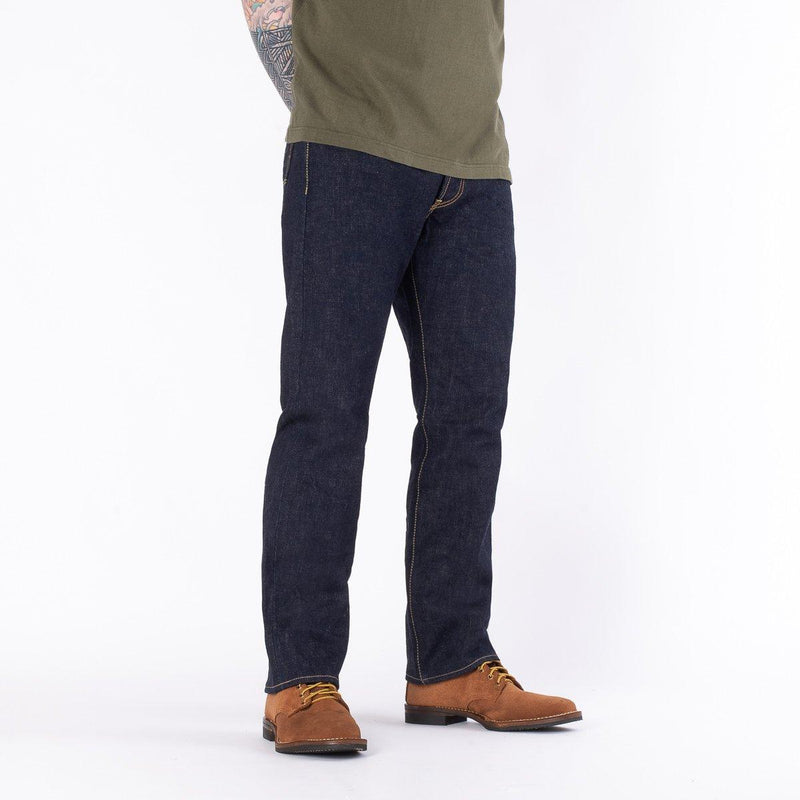 Iron Heart 18oz Selvedge Denim Straight Cut Jeans - Indigo