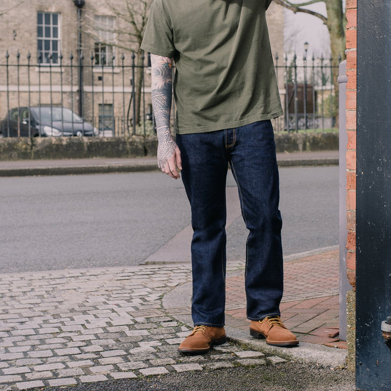Iron Heart 18oz Selvedge Denim Straight Cut Jeans - Indigo