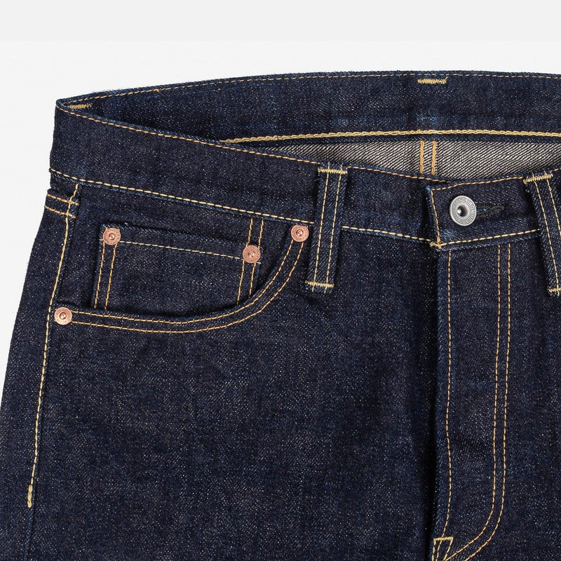 Iron Heart 18oz Selvedge Denim Straight Cut Jeans - Indigo