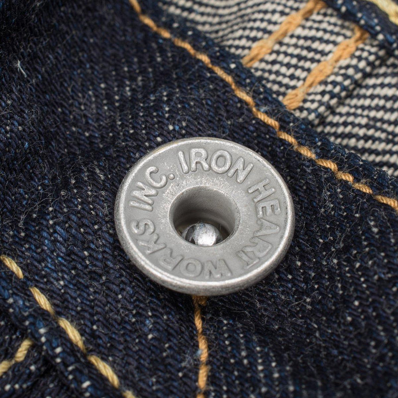Iron Heart 18oz Selvedge Denim Straight Cut Jeans - Indigo