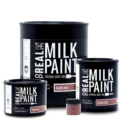 Real Milk Paint | Craftsman Supply Co. (Three different sized containers of Real Milk Paint in front of a white background)