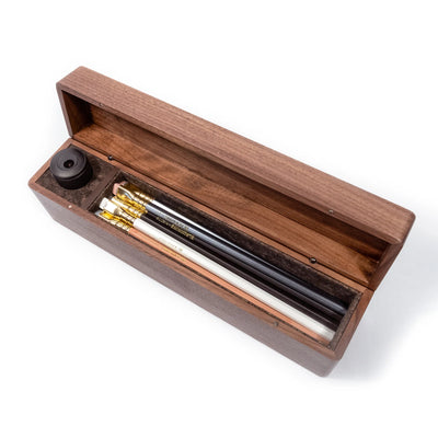 Blackwing Walnut Gift Box with 24 Mixed Pencils and Sharpener - Craftsman Supply Co