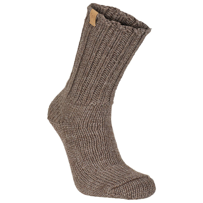 Ivanhoe 100% wool NLS Rag Sock in Nutmeg - Craftsman Supply Co