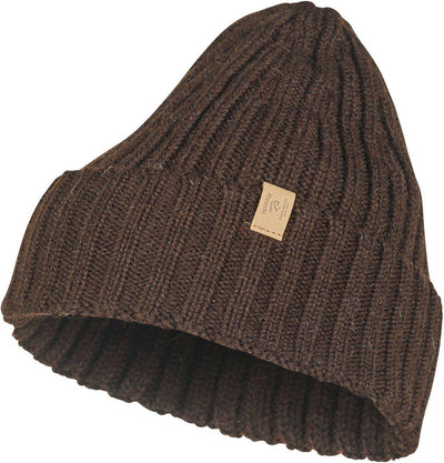 NLS Rib Knit Hat Tuque in Coffe Bean