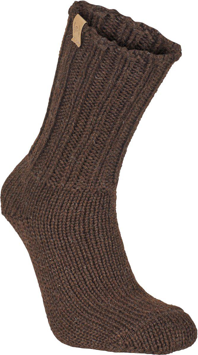 Ivanhoe 100% wool NLS rag sock in coffee bean - Craftsman Supply Co