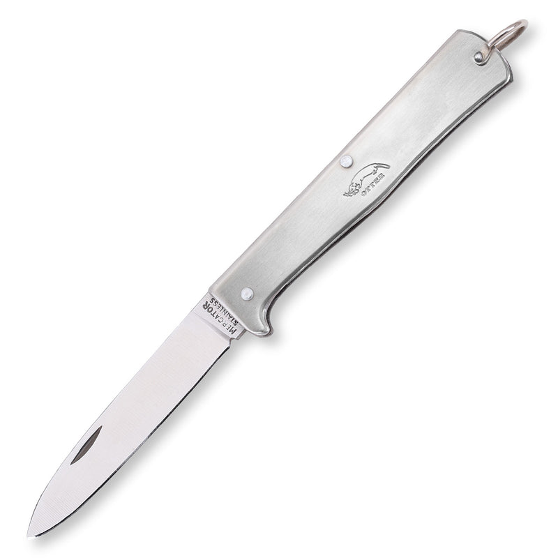 Otter Mercator Folding Knife in All Stainless - Small - Craftsman Supply