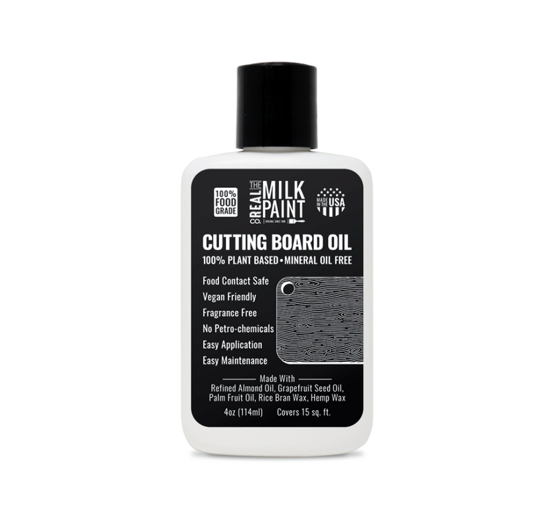 Real Milk Paint Co Cutting Board Oil 4oz bottle - Craftsman Supply Co