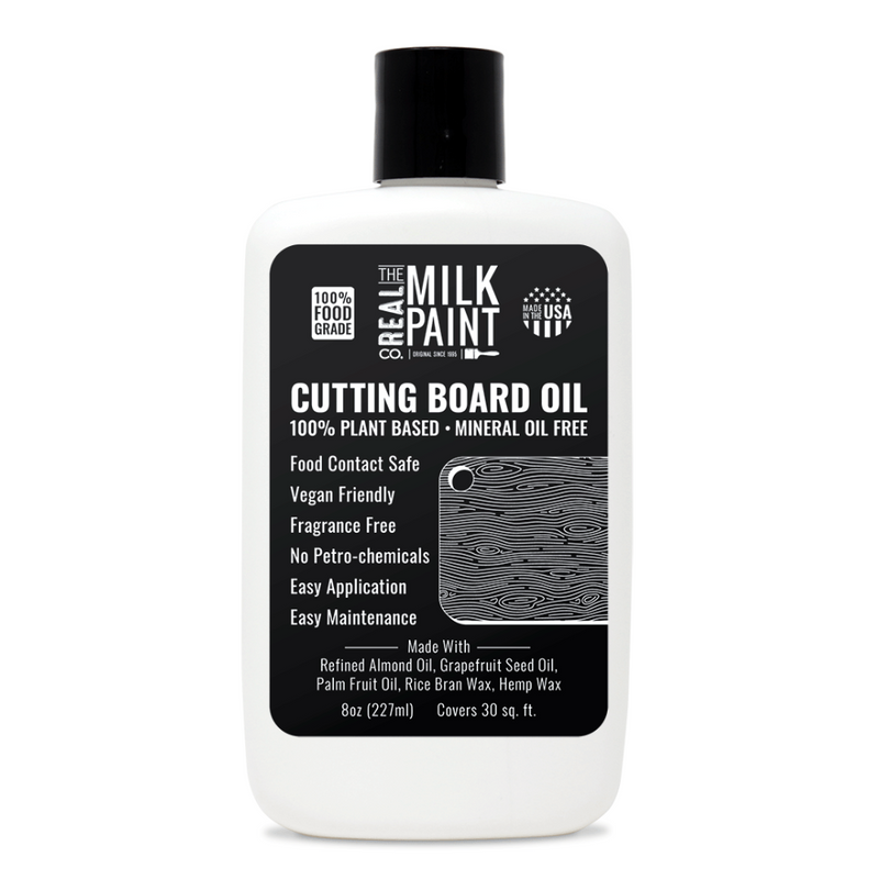 Real Milk Paint Co Cutting Board Oil 8 oz bottle - Craftsman Supply Co.