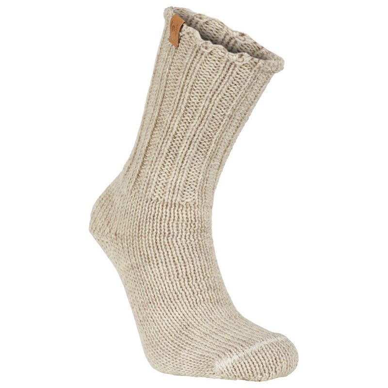 Ivanhoe 100% wool NLS rag sock in birch - Craftsman Supply Co