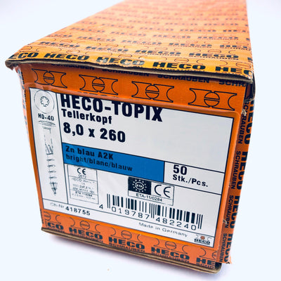 Heco-schrauben chipboard screw flat head / torx / topix galvanised 5.0 x 35  mm 200 pcs