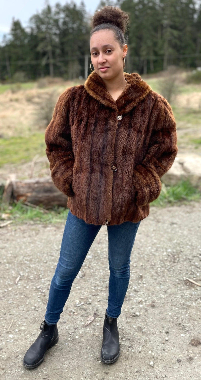 Vintage Hudson's Bay Company Real Beaver Fur Coat – Craftsman Supply
