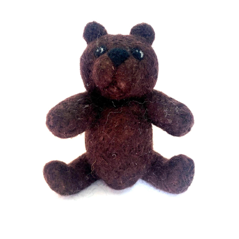 Our Mascot! "Ranco" - 100% Wool Hand-Felted Bear - Craftsman Supply