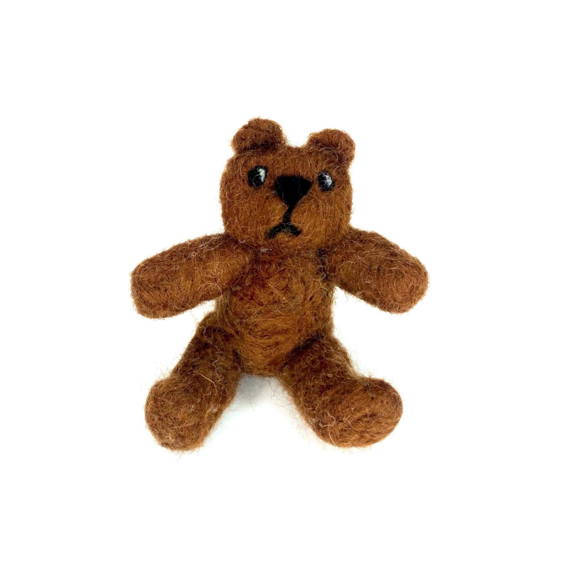 Our Mascot! "Ranco" - 100% Wool Hand-Felted Bear - Craftsman Supply