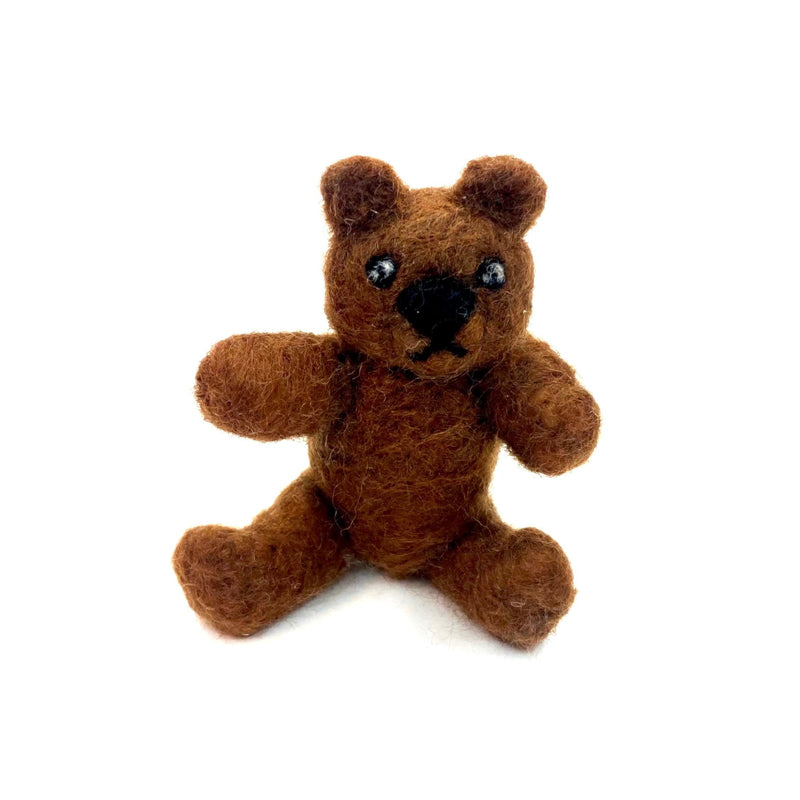 Our Mascot! "Ranco" - 100% Wool Hand-Felted Bear - Craftsman Supply