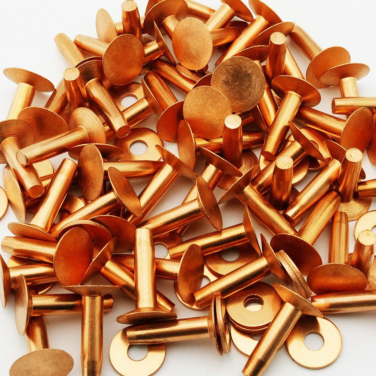 Osborne Copper Rivets & Burrs - 1lb – Craftsman Supply