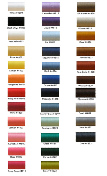 Organic Cotton Quilting & Sewing Thread - 300yd Wooden Spools