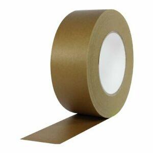 2" x 55 yards Natural Rubber Adhesive Backed Kraft Paper Tape - Craftsman Supply